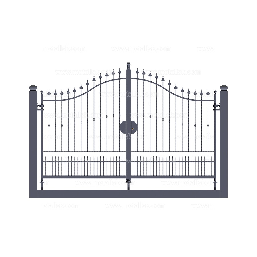 Ворота для металлического забора