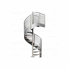 Купить металлическая винтовая лестница 